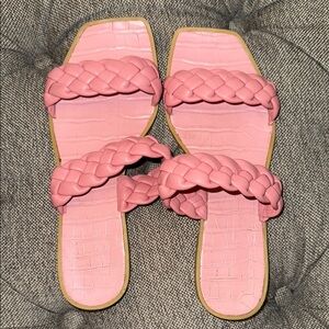 Dolce vita Pink Braided Women's Sandals